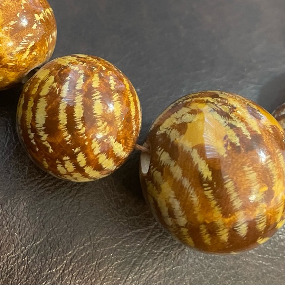 🏖️SOLD🏖️ Miriam Jasper Stone Necklace, Antique/Vintage - Picture 6 of 7